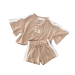 CINNAMON BABY TERRY TRACK SET - OAK
