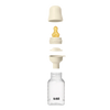 BIBS BABY BOTTLE BPA FREE PLASTIC LATEX - IVORY