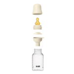 BIBS BABY BOTTLE BPA FREE PLASTIC LATEX - IVORY
