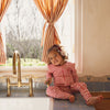 CINNAMON BABY CRIMSON GINGHAM GROWSUIT
