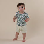 SNUGGLE HUNNY HONEYDEW ORGANIC SHORTS