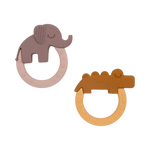 DONE BY DEER TEETHER 2-PACK DEER FRIEND