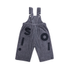 SOLL CORDUROY OVERALLS - CHARCOAL