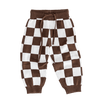 CINNAMON BABY KNITTED PANTS - CHOCOLATE