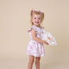 SNUGGLE HUNNY CHERRY BLOSSOM SHORT SLEEVE DRESS