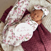 SNUGGLE HUNNY CHERRY BLOSSOM & JEWEL REVERSIBLE MILESTONE CARDS