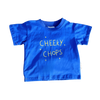 POSS & SOSS CHEEKY CHOPS TEE - COBALT