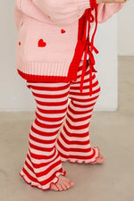 POSS & SOSS STRIPE FLARES - BERRY