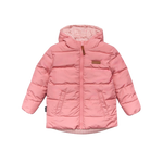 CRYWOLF REVERSIBLE ECO-PUFFER - ROSE GINGHAM