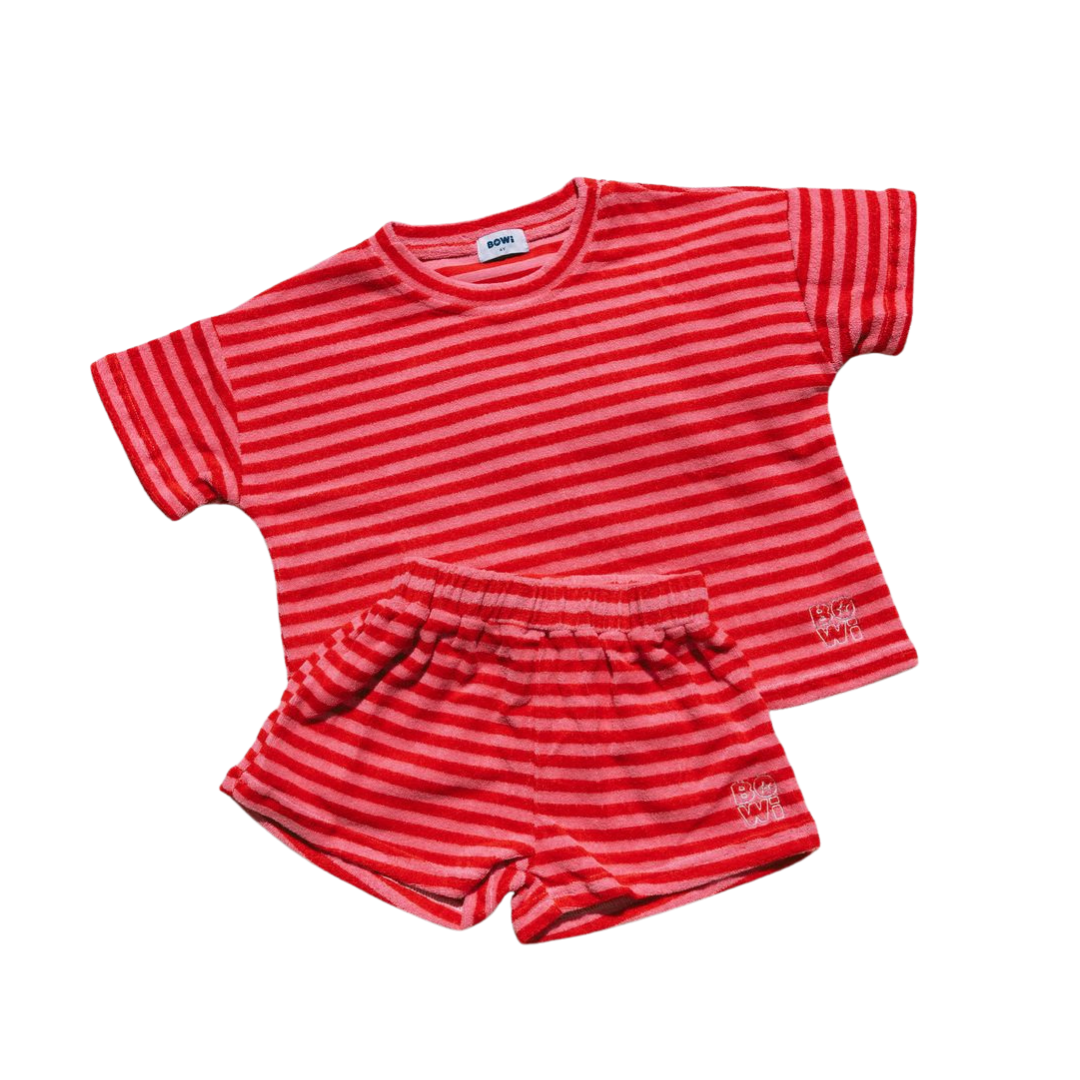BOWI ZIGGY SET CHERRY STRIPE