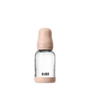 BIBS GLASS BABY BOTTLE COMPLETE SET LATEX - BLUSH