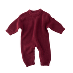 CINNAMON BABY POMEGRANATE KNITTED LOUNGESUIT