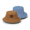 CRYWOLD REVERSIBLE BUCKET HAT  DEEP SEA STRIPE
