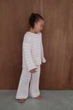 MYLA  JANE CROCHET PULLOVER - MARSHMELLOW