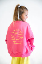 DEAR DARCY I'M PRETTY JUMPER - PINK & YELLOW
