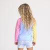 CRYWOLF LONG SLEEVE RASH VEST POP COLOURBLOCK