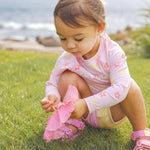 CRYWOLF BABY RASH VEST - HIBISCUS BLOOM