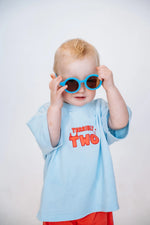 DEAR DARCY TERRIBLY TWO TEE - BLUE