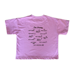 DEAR DARCY I'M PRETTY TEE - PINK & BROWN