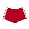 POSS & SOSS HEART SHORTS - FIERY RED
