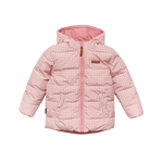 CRYWOLF REVERSIBLE ECO-PUFFER - ROSE GINGHAM