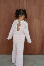 MYLA  JANE CROCHET PULLOVER - MARSHMELLOW