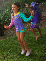 GOLDIE + ACE SPLICE BEACH RASHGUARD