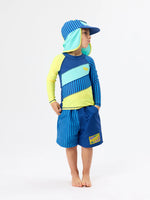 GOLDIE + ACE STRIPE PANEL LEGIONNAIRES SWIM HAT