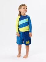 GOLDIE + ACE STRIPE PANEL RASHGAURD