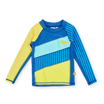 GOLDIE + ACE STRIPE PANEL RASHGAURD