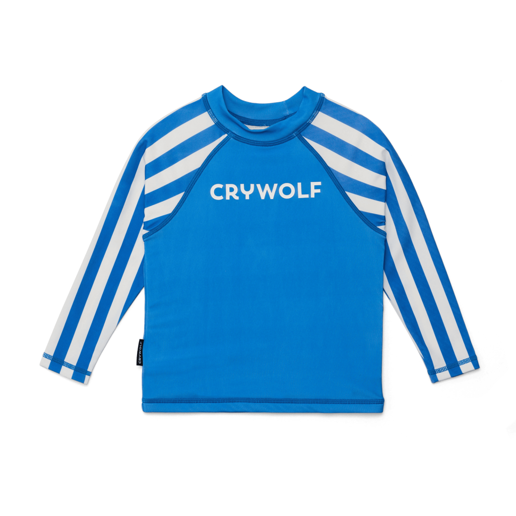 CRYWOLF BABY RASH VEST DEEP SEA STRIPE