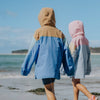 CRYWOLF PACKABLE JACKET OCEAN COLOURBLOCK