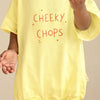 POSS & SOSS CHEEKY CHOPS OVERSIZED ROMPER - LEMON