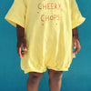 POSS & SOSS CHEEKY CHOPS OVERSIZED ROMPER - LEMON