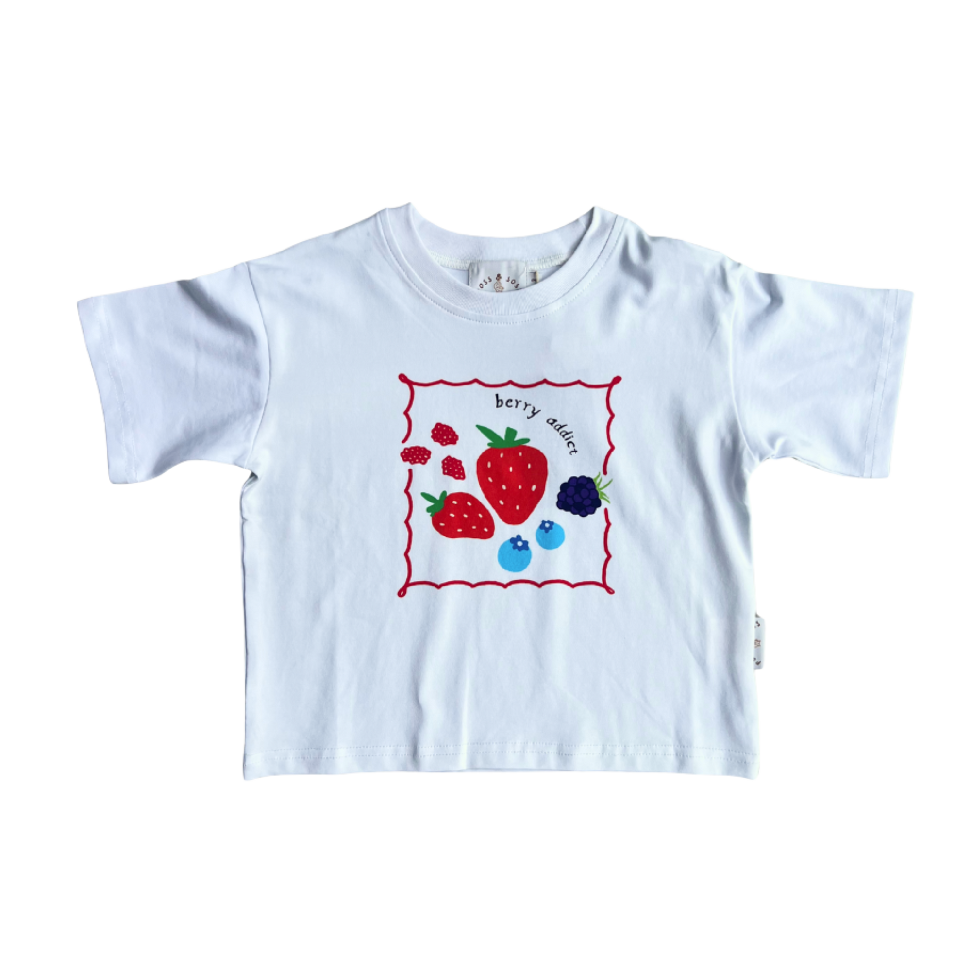 POSS & SOSS BERRY ADDICT OVERSIZED TEE