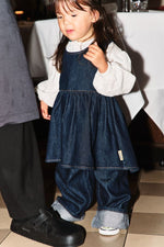 CUBBY WENDY DENIM DRESS - MIDNIGHT