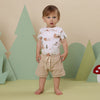 SNUGGLE HUNNY BEARS SHORT SLEEVE ORGANIC BODYSUIT