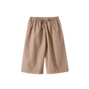 CUBBY LONG SHORT - LIME CHECK