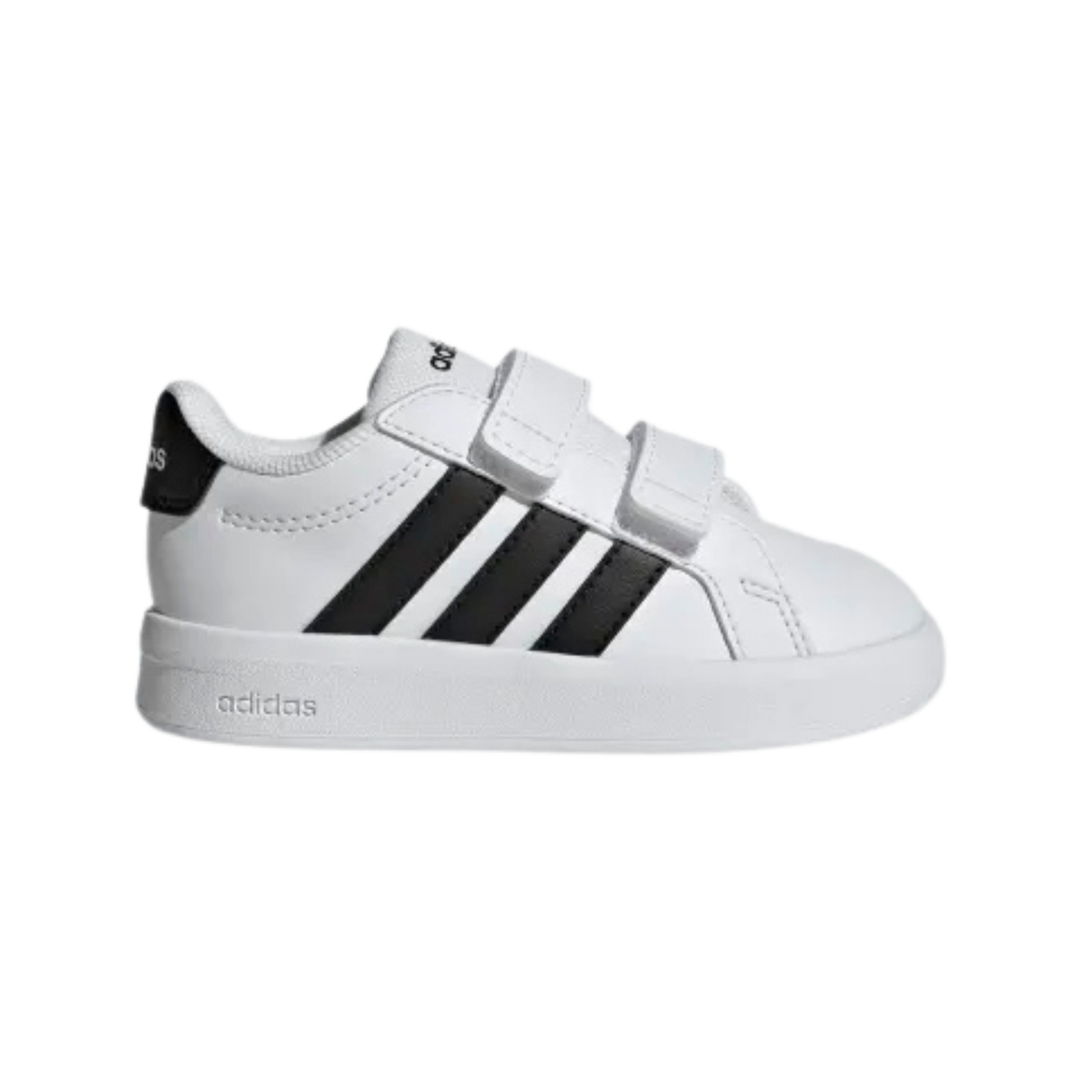 ADIDAS KIDS GRAND COURT 3.0 WHITE / BLACK STRIPE