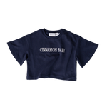 CINNAMON BABY CAMPUS TEE - NAVY
