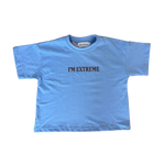 DEAR DARCY I'M EXTREME TEE - BLUE & BROWN