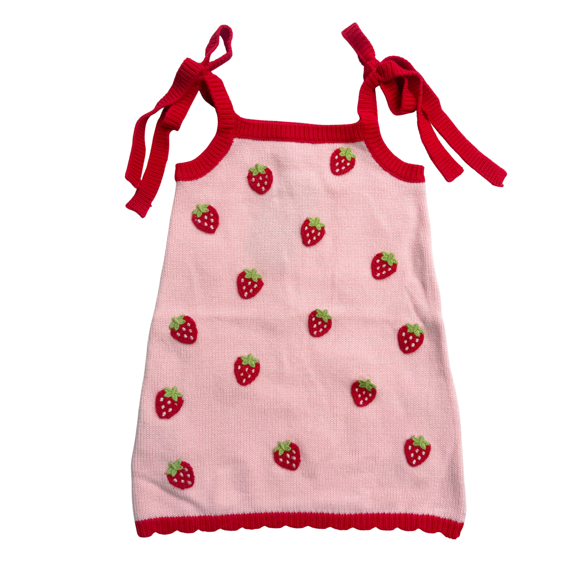 POSS & SOSS FLORENCE TIE DRESS - STRAWBERRY FIELDS