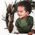 SNUGGLE HUNNY SNUGGLE BIB WATERPROOF - OLIVE