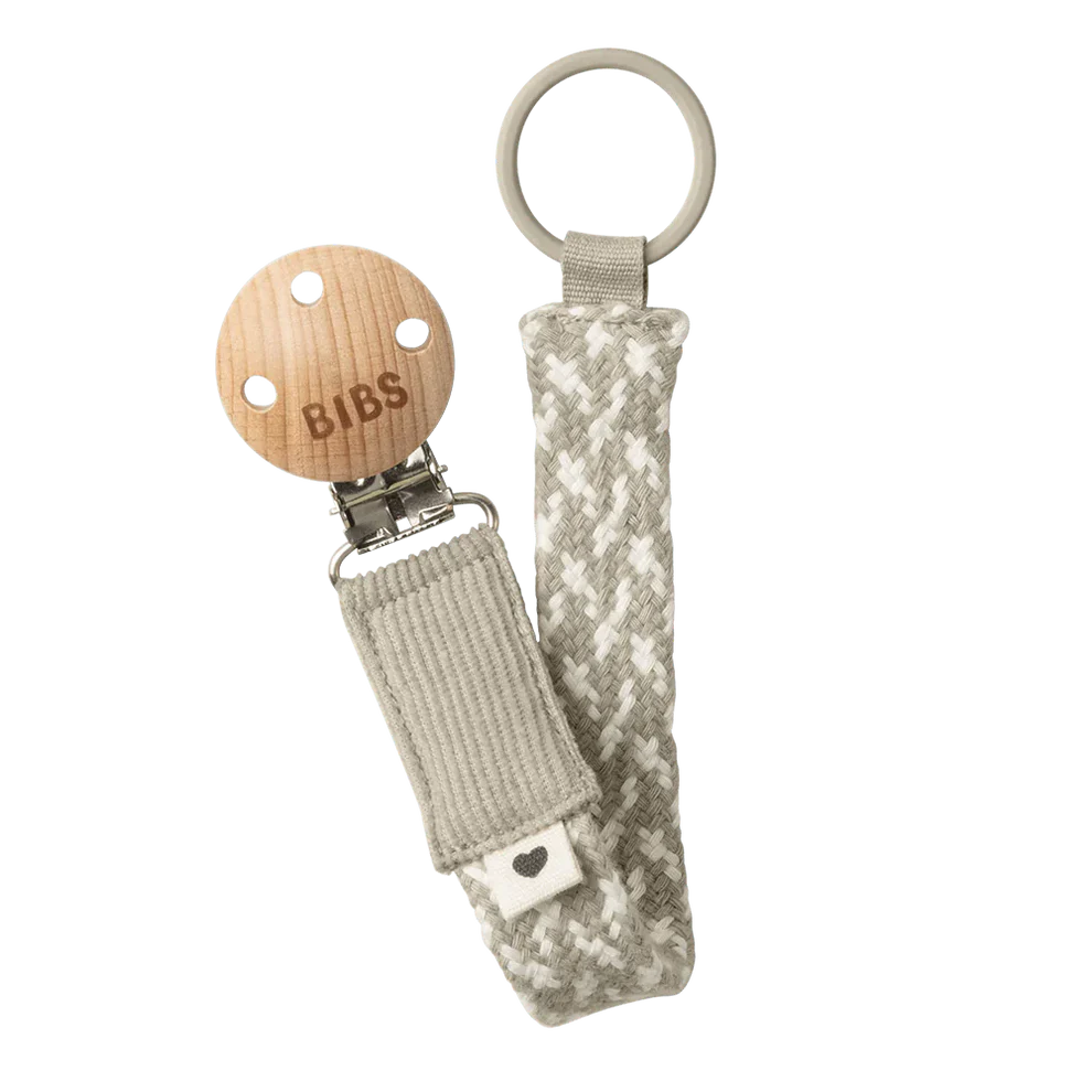 BIBS PACI BRAID - IVORY / SAND