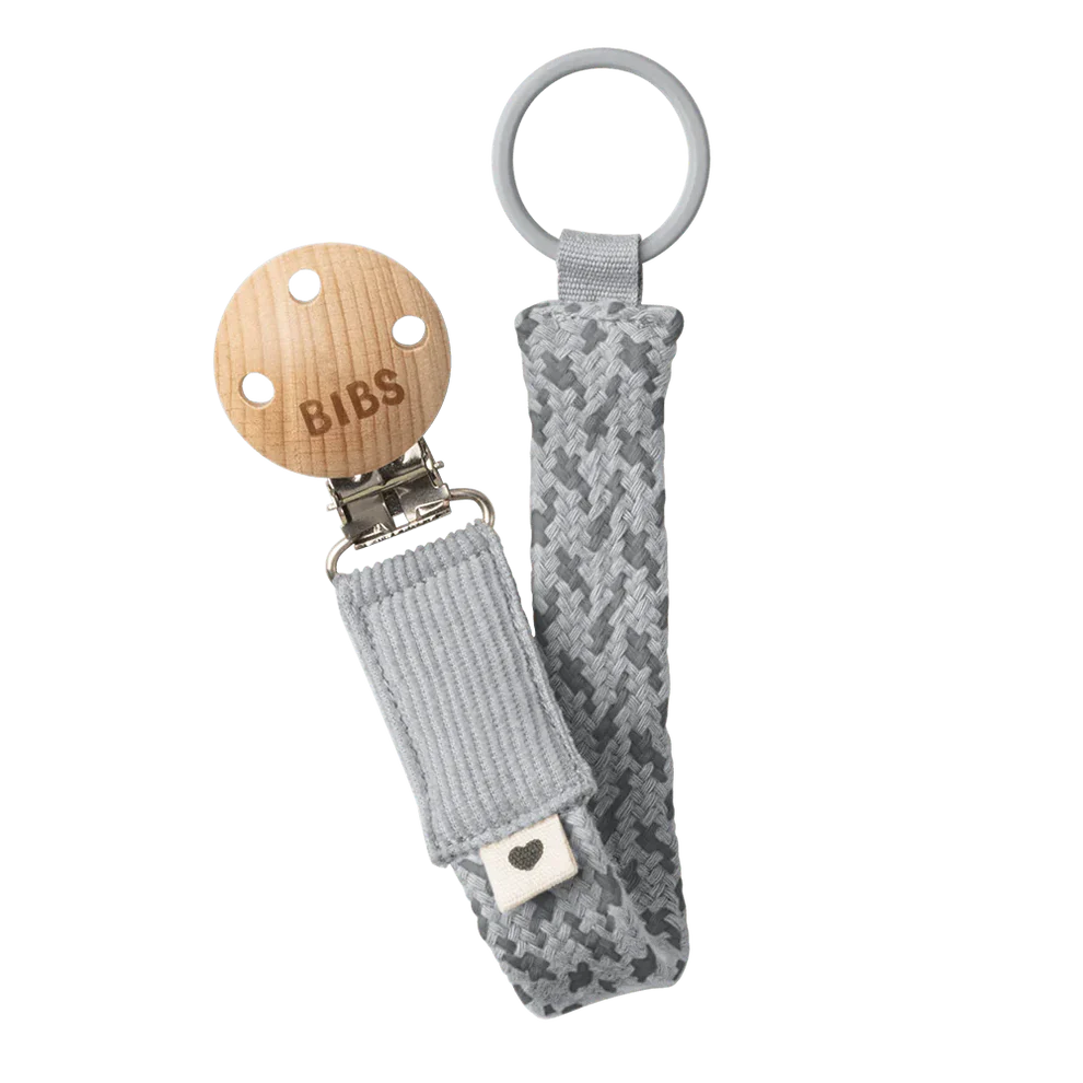 BIBS PACI BRAID - CLOUD / IRON