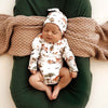 SNUGGLE HUNNY KIDS DINO LONG SLEEVE ORGANIC BODYSUIT