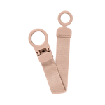 BIBS PACIFIER CLIP LOOP  - BLUSH