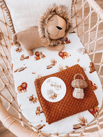 SNUGGLE HUNNY LION BASSINET SHEET / CHANGE PAD COVER