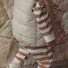 BOBBY G BOBBY PANT - CARAMEL STRIPES
