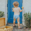 CRYWOLF REUSABLE SWIM NAPPY DEEP SEA STRIPE